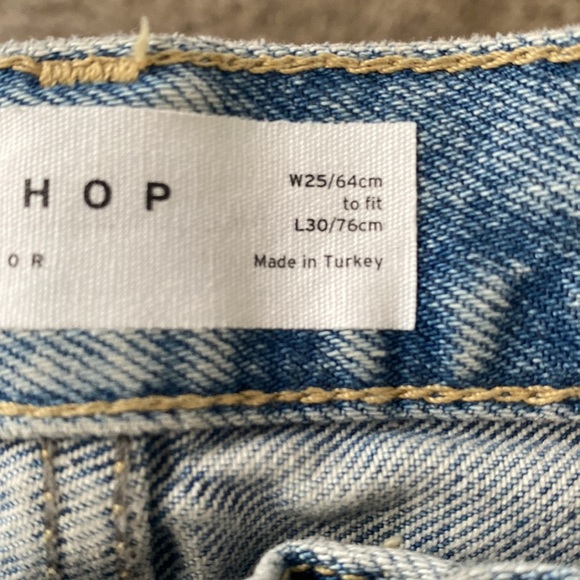 •Topshop• High Waist Editor Distressed Denim - Picture 9 of 10